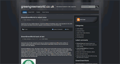 Desktop Screenshot of greengreenworld.co.uk